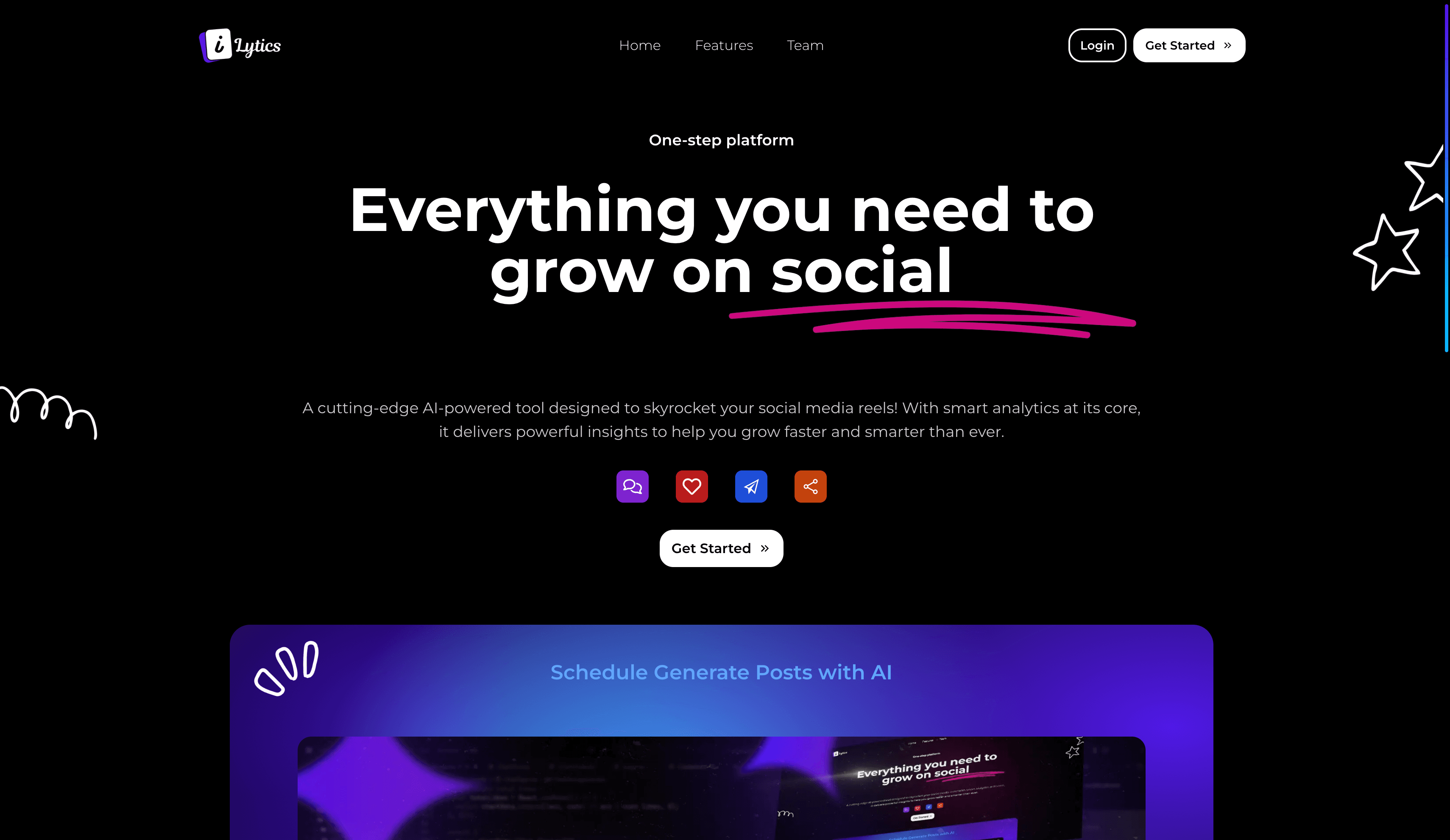A social analytics SaaS launched from zero